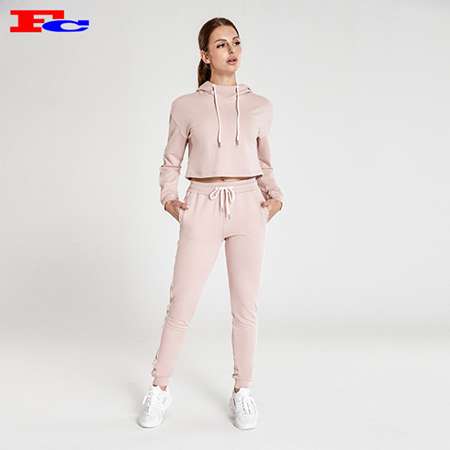 OEM Nude Pink Workout Clothes Tracksuits