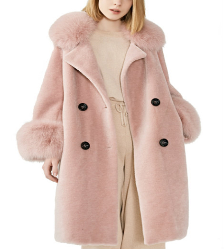 Classy Beige Coat Size Large code WC-011